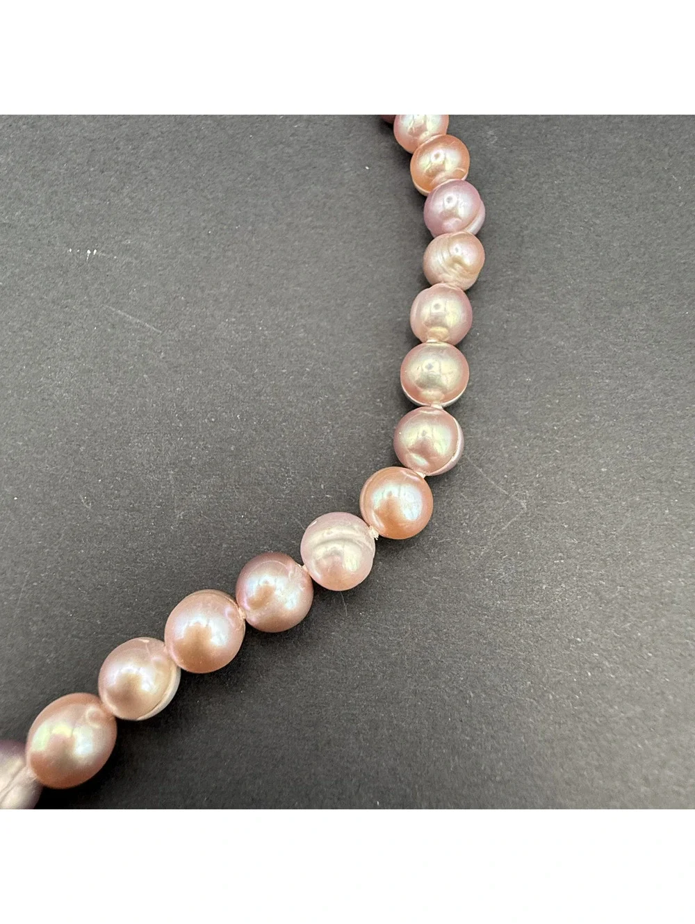candy+clover freshwater pink pearl necklace